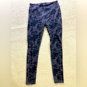 Ivory Ella Esma Camo Leggings-Black